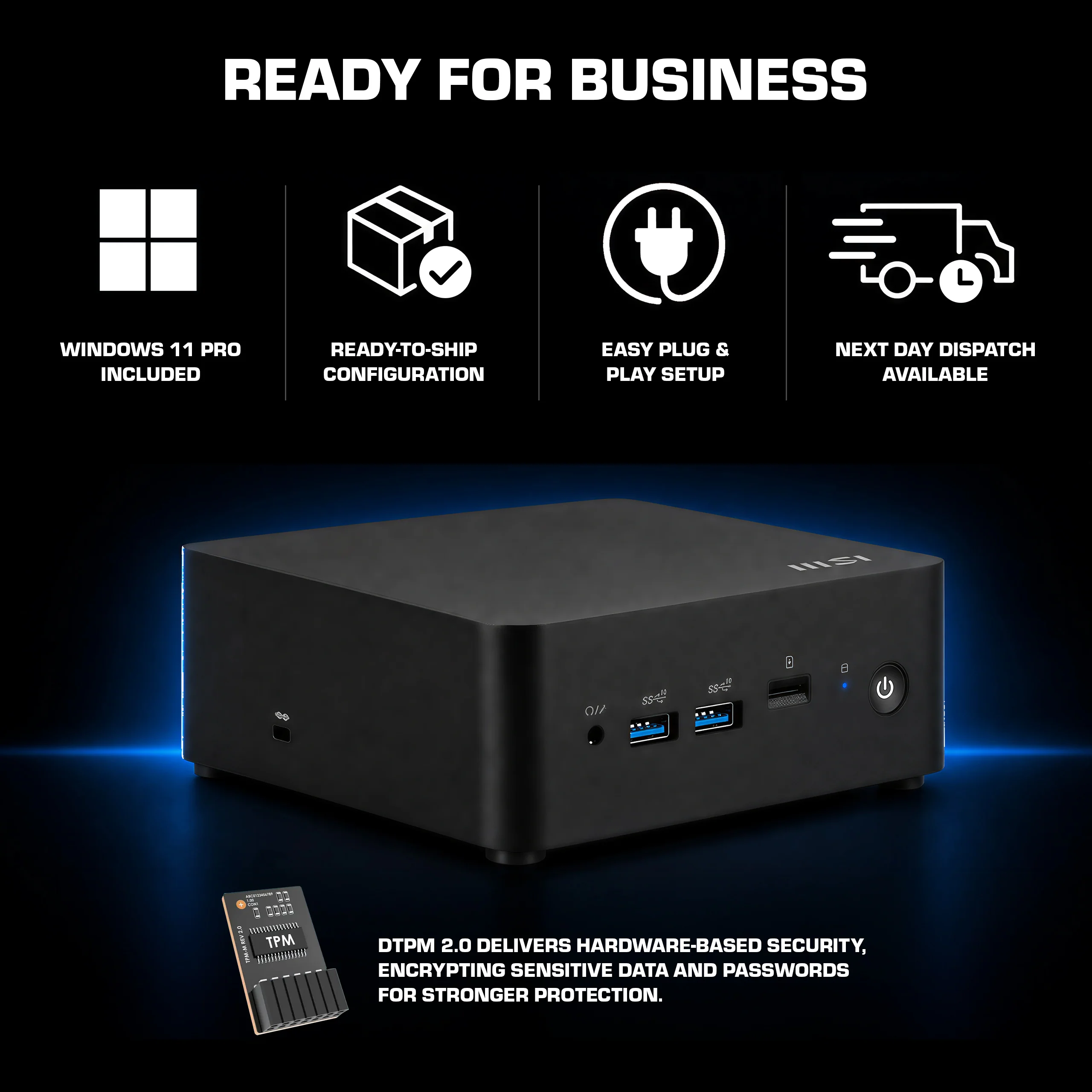 MSI CUBI NUC 1M / CORE 7-150U | INTEL® GRAPHICS - Image 5